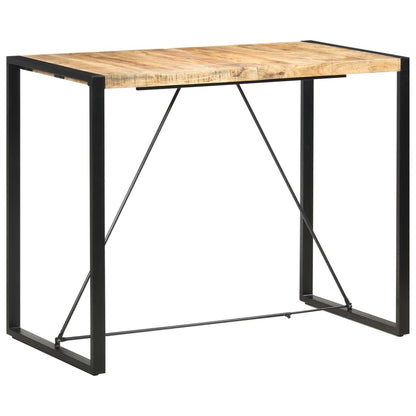 Bar Table | Mango Wood | Solid Mango Wood, Steel | Large | Industrial