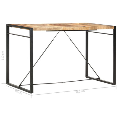 Bar Table 180x90x110 cm Solid Mango Wood