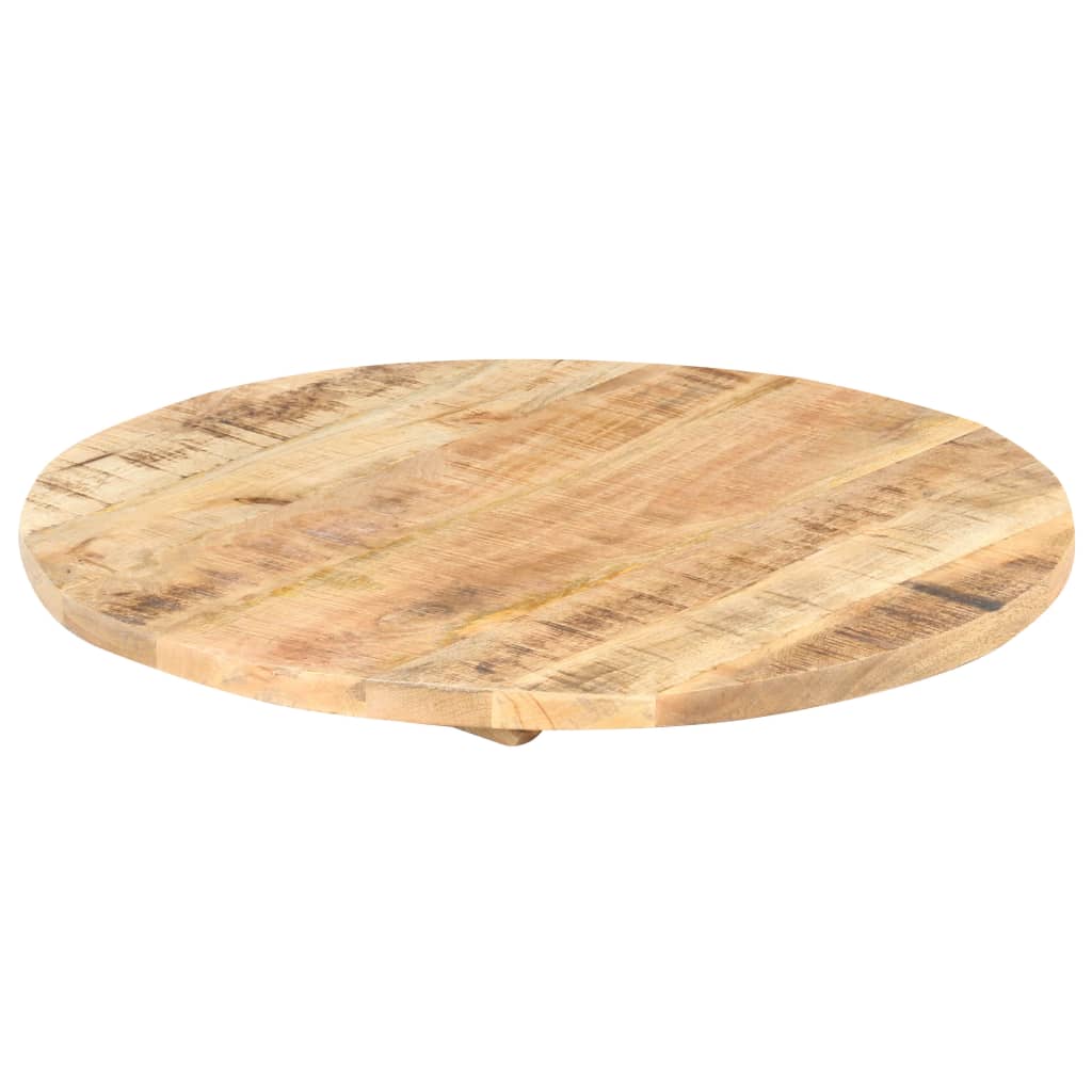 Table Top Solid Mango Wood Round 25-27 mm 80 cm