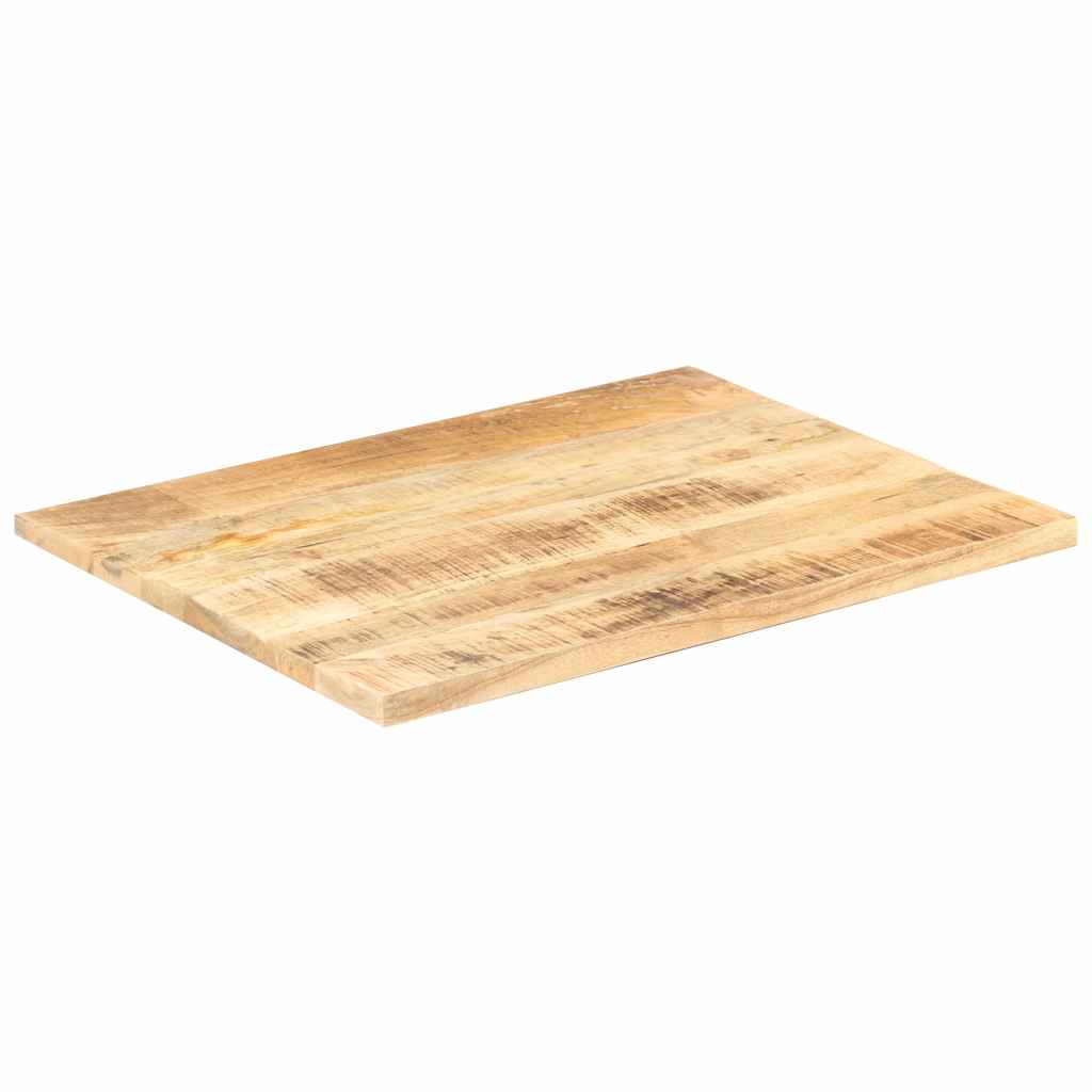 Table Top | Natural Mango Wood | Solid Mango Wood | 90 x 60 cm | Durable