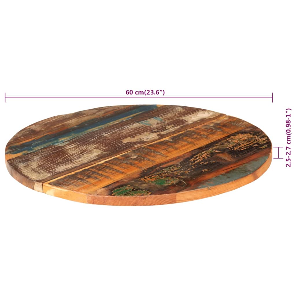 Table Top | Multicolour | Solid reclaimed wood | Medium