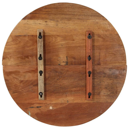 Round Table Top 70 cm 25-27 mm Solid Reclaimed Wood