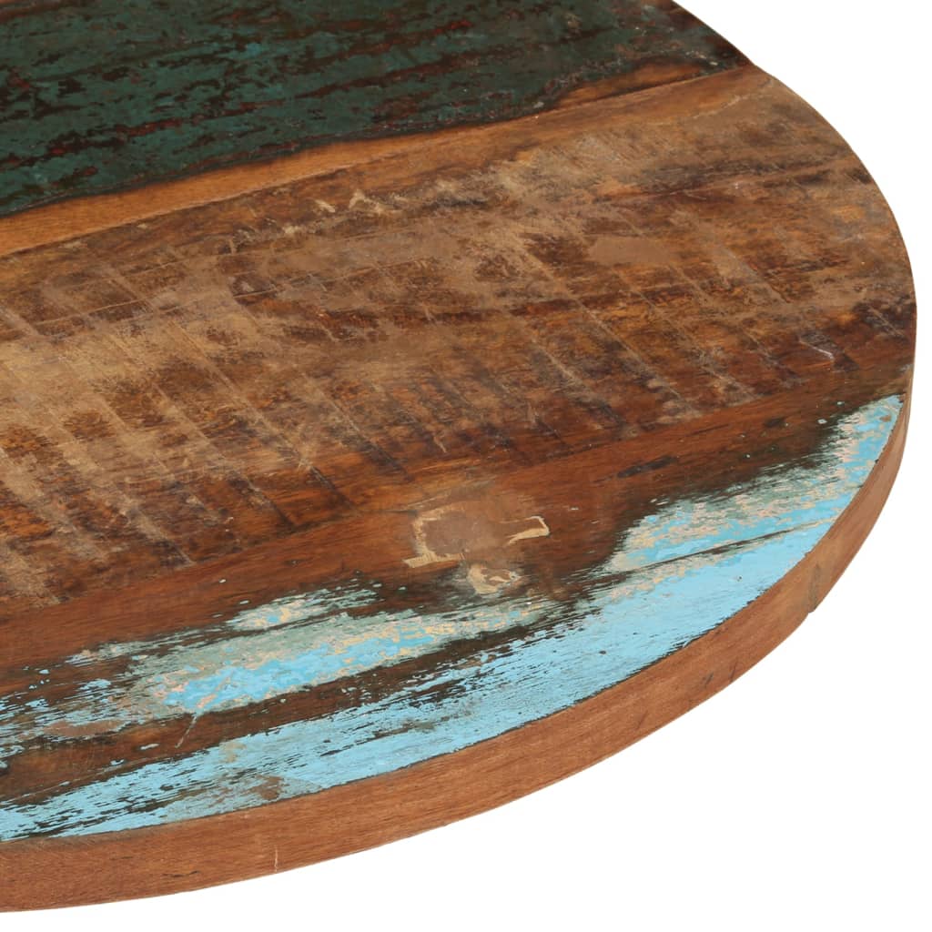 Round Table Top 70 cm 25-27 mm Solid Reclaimed Wood