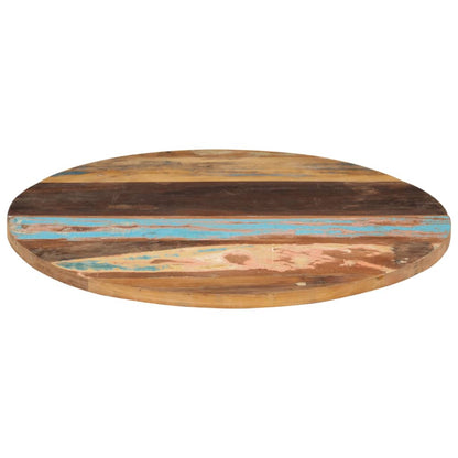 Table Top | Multicolour | Solid reclaimed wood | 80 cm Diameter | Durable