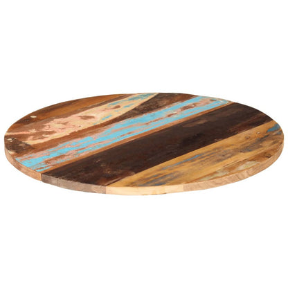 Table Top | Multicolour | Solid reclaimed wood | 80 cm Diameter | Durable