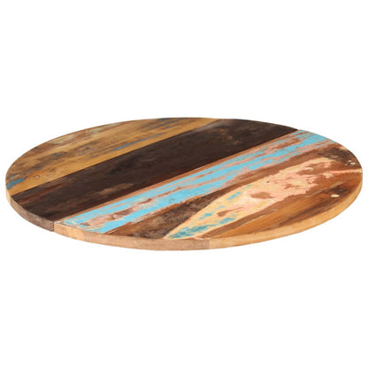 Table Top | Multicolour | Solid reclaimed wood | 80 cm Diameter | Durable
