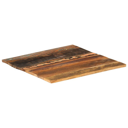 Table Top | Multicolour | Solid reclaimed wood | 60x60 cm