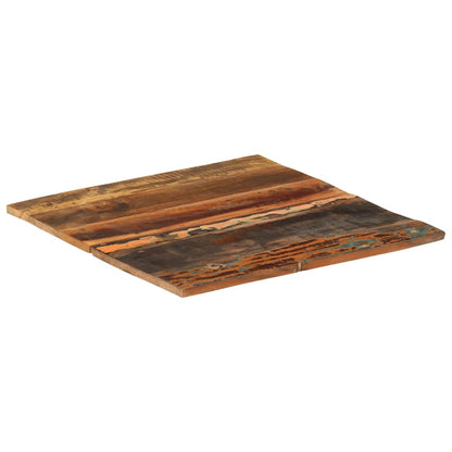 Table Top | Multicolour | Solid reclaimed wood | 60x60 cm
