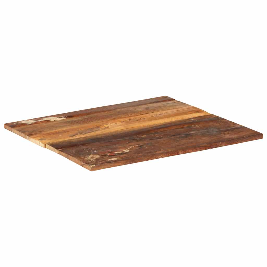 Table Top | Multicolour | Solid reclaimed wood | 60x60 cm