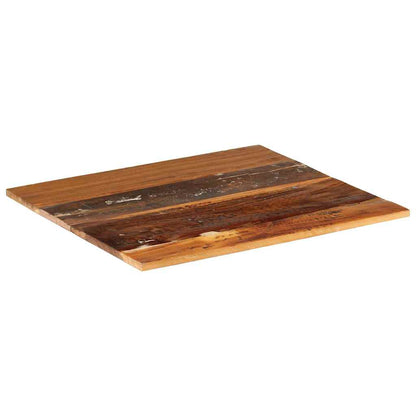 Table Top | Various shades of brown | Solid reclaimed wood | 60x70cm