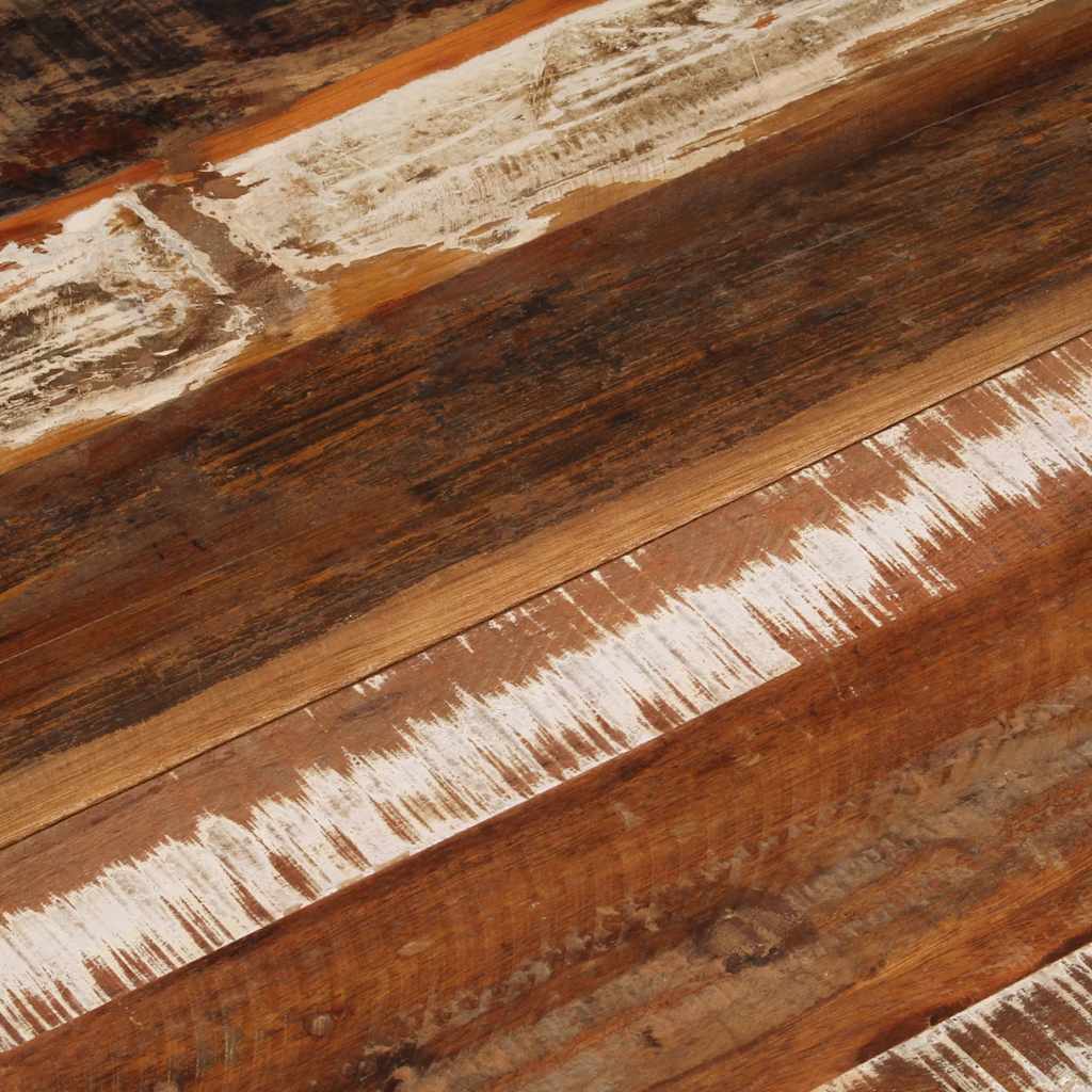 Rectangular Table Top 60x80 cm 15-16 mm Solid Reclaimed Wood
