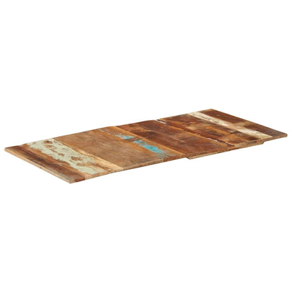 Rectangular Table Top 60x120 cm 15-16 mm Solid Reclaimed Wood