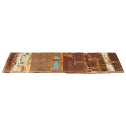 Rectangular Table Top 60x120 cm 15-16 mm Solid Reclaimed Wood