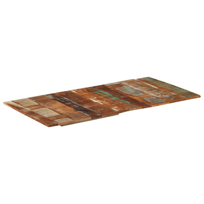 Rectangular Table Top 60x120 cm 15-16 mm Solid Reclaimed Wood