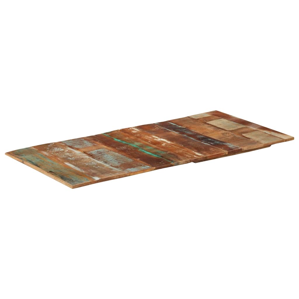 Rectangular Table Top 60x120 cm 15-16 mm Solid Reclaimed Wood