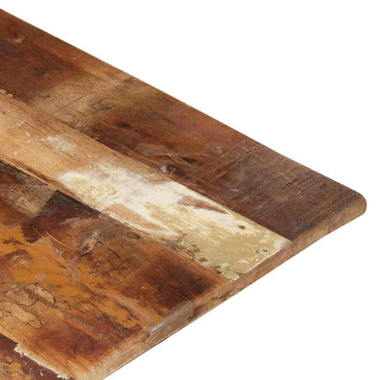 Rectangular Table Top 60x120 cm 15-16 mm Solid Reclaimed Wood