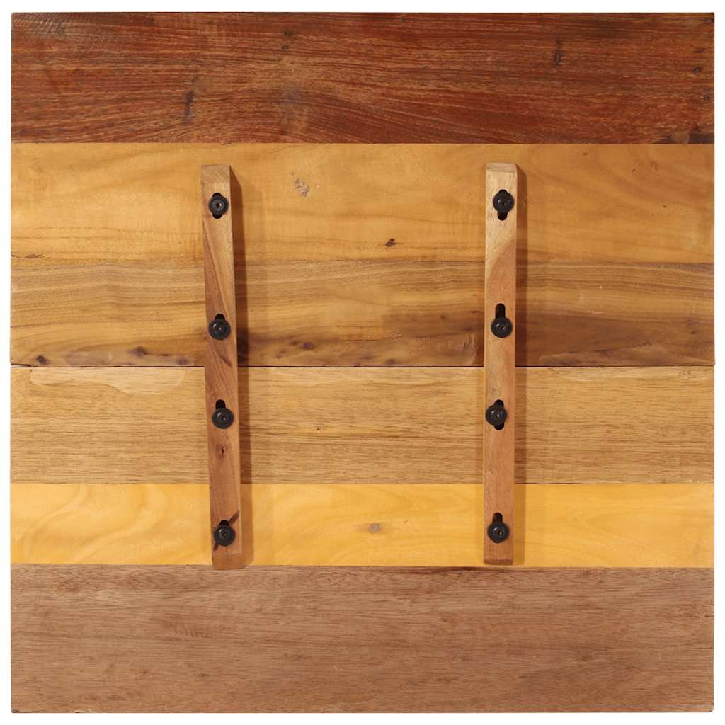 Square Table Top 70x70 cm 15-16 mm Solid Reclaimed Wood