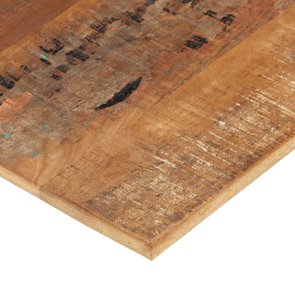 Rectangular Table Top 70x90 cm 15-16 mm Solid Reclaimed Wood
