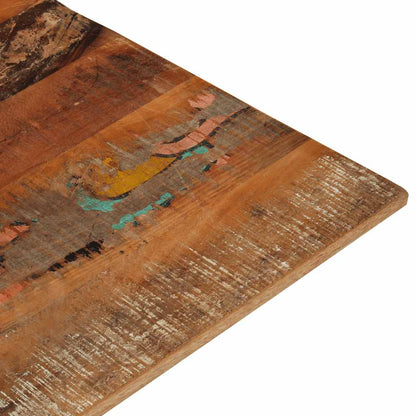 Rectangular Table Top 70x90 cm 15-16 mm Solid Reclaimed Wood