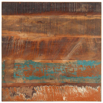 Table Top | Multicolour | Solid reclaimed wood | 60 x 60 cm | Durable