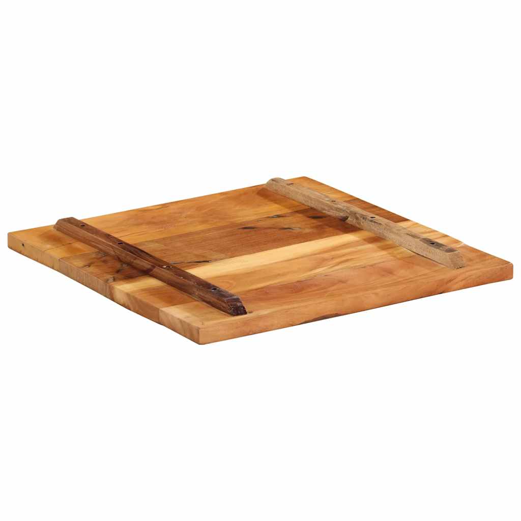 Table Top | Multicolour | Solid reclaimed wood | 60 x 60 cm | Durable