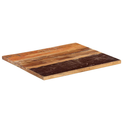 Table Top | Multicolour | Solid Reclaimed Wood | 60x70 cm | Durable