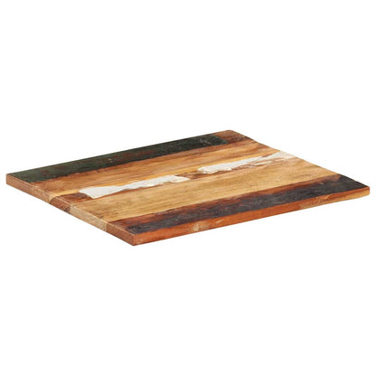 Table Top | Multicolour | Solid Reclaimed Wood | 60x70 cm | Durable