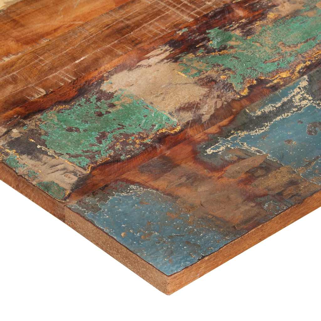 Table Top | Multicolour | Solid Reclaimed Wood | 60x70 cm | Durable