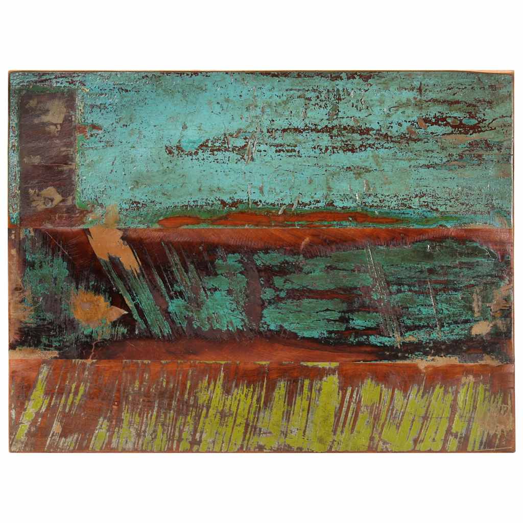 Rectangular Table Top 60x80 cm 25-27 mm Solid Reclaimed Wood