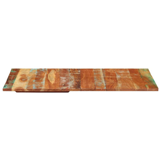 Rectangular Table Top 60x140 cm 25-27 mm Solid Reclaimed Wood