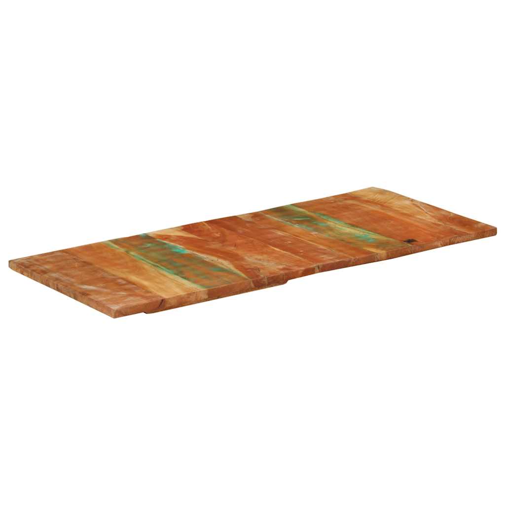 Rectangular Table Top 60x140 cm 25-27 mm Solid Reclaimed Wood