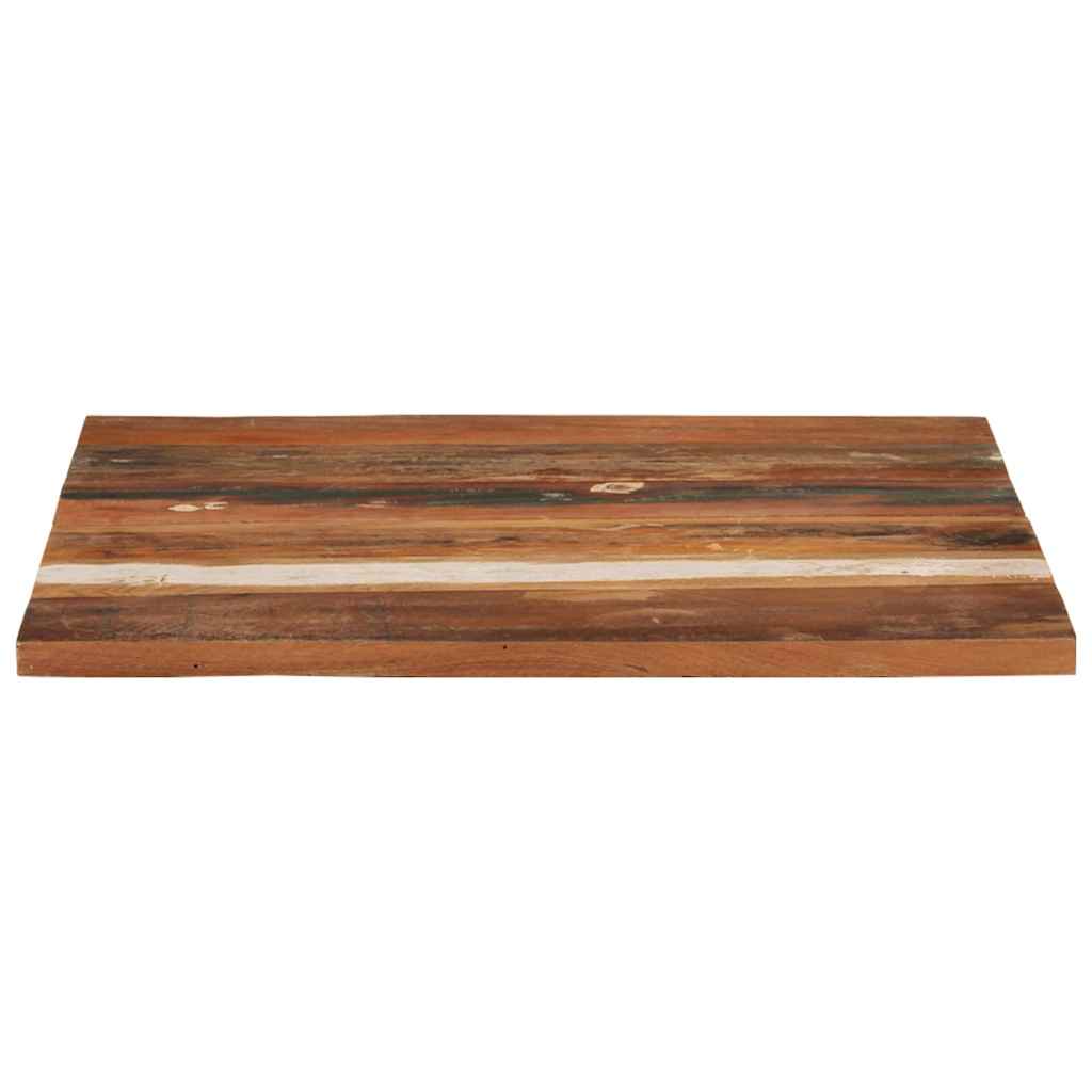 Square Table Top 70x70 cm 25-27 mm Solid Reclaimed Wood