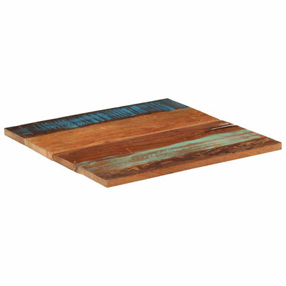 Square Table Top 70x70 cm 25-27 mm Solid Reclaimed Wood