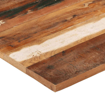 Square Table Top 70x70 cm 25-27 mm Solid Reclaimed Wood