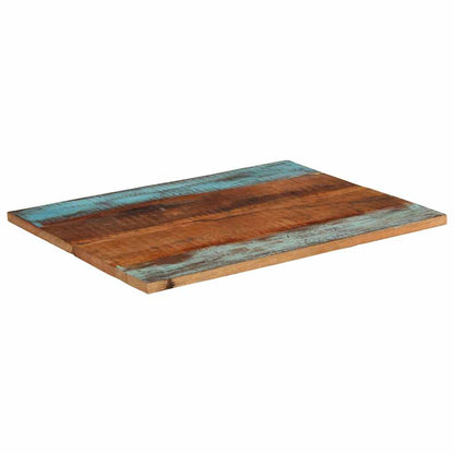 Table Top | Multicolour | Solid reclaimed wood | 70x90 cm | Durable