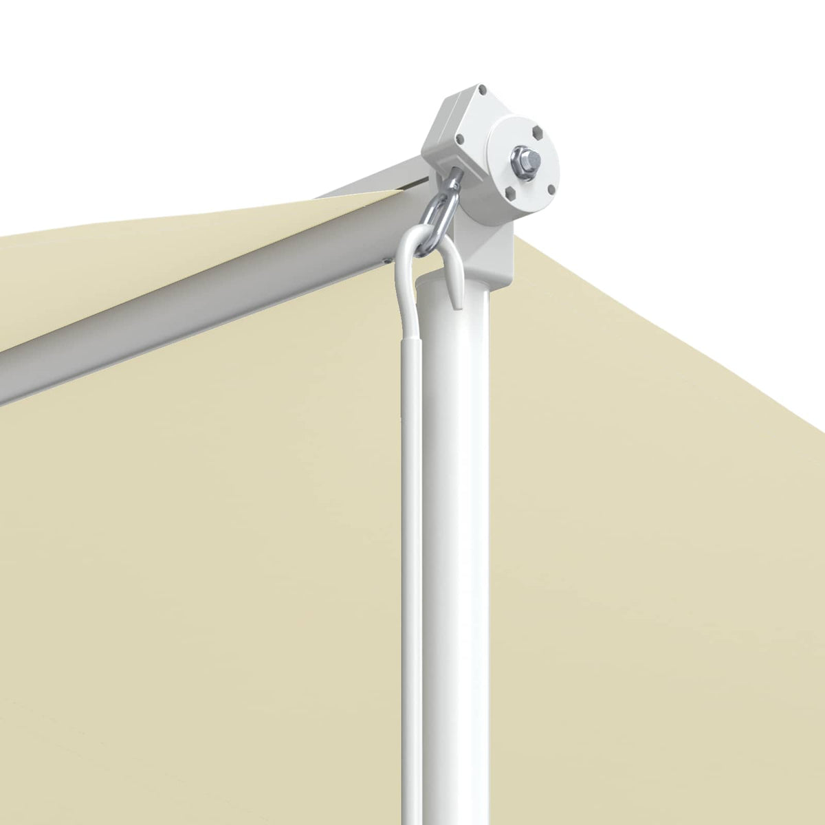 145883 vidaXL Free Standing Awning 500x300 cm Cream