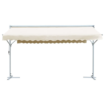 Free Standing Awning 500x300 cm Cream