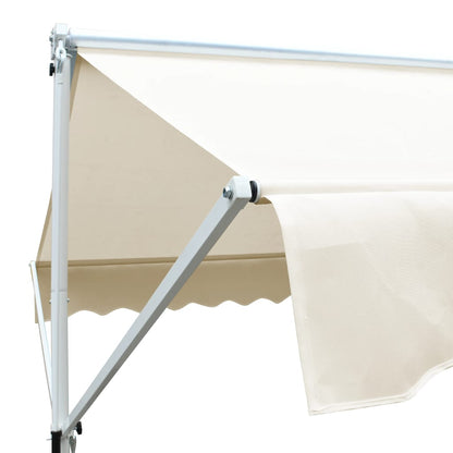 Free Standing Awning 500x300 cm Cream