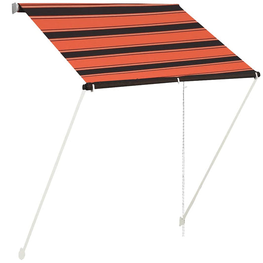 Awning | Orange and Brown | Steel and 100% polyester | 150x150 cm