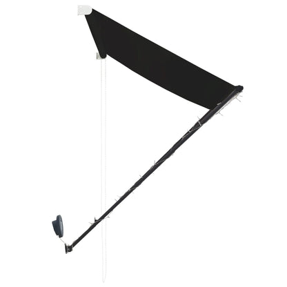 Retractable Awning with LED 100x150 cm Anthracite