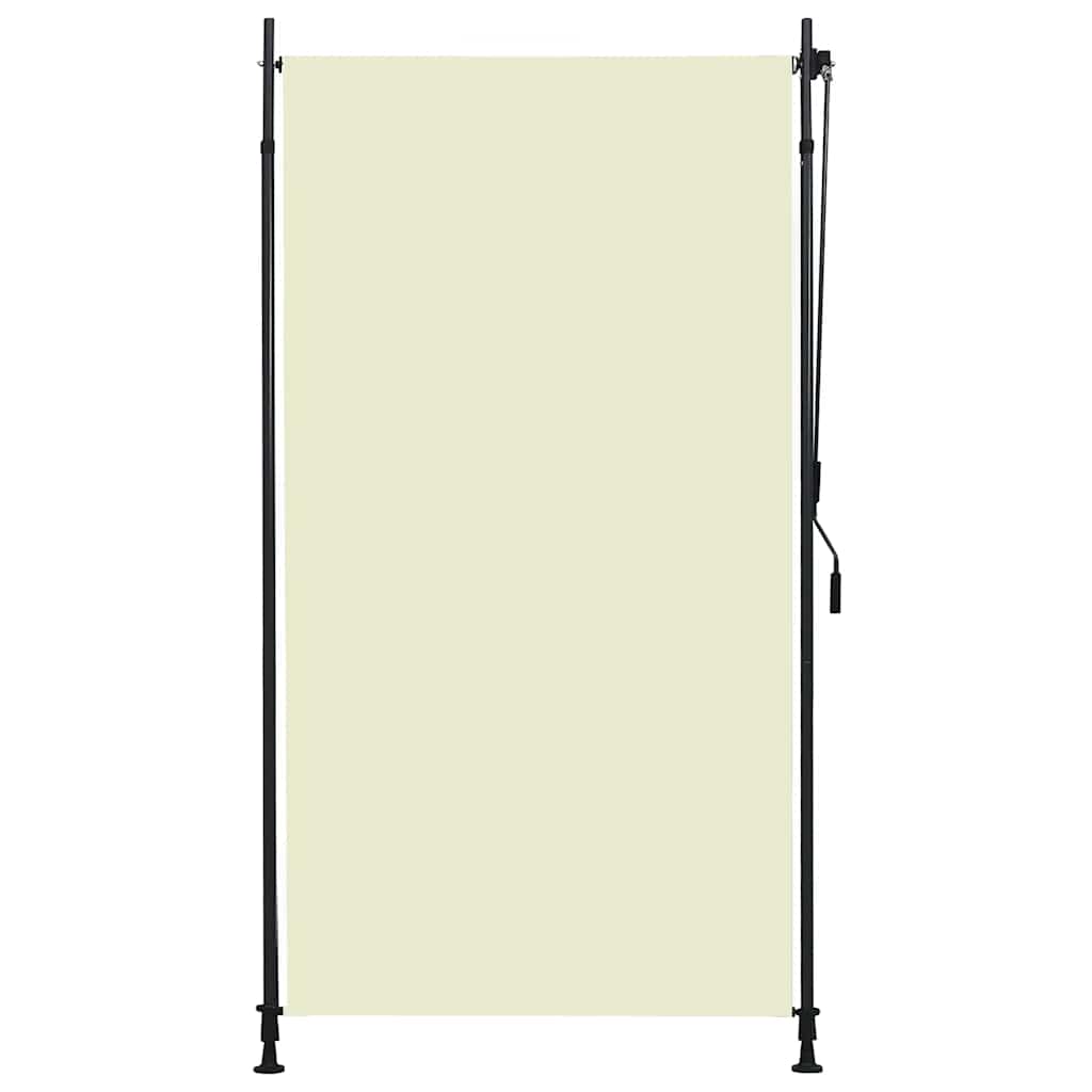 Outdoor Roller Blind 120x270 cm Cream