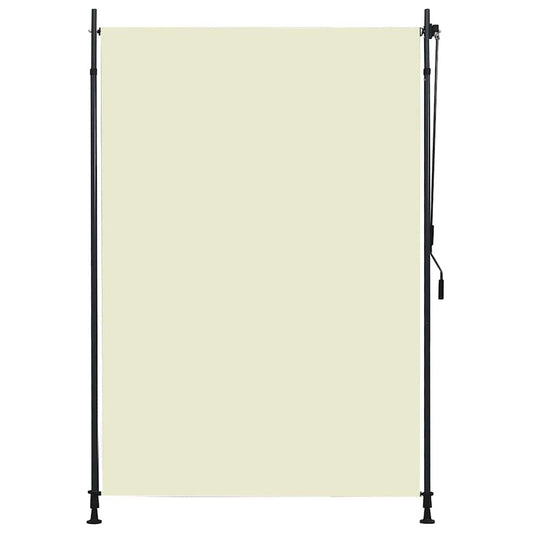 Outdoor Roller Blind 150x270 cm Cream