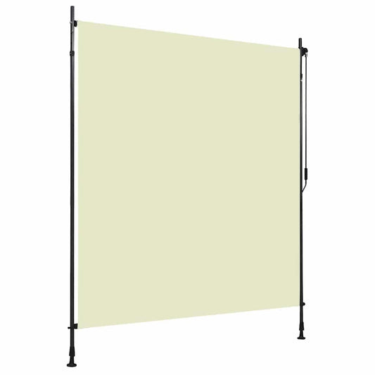 Roller Blind | Cream | Polyester | 200x270 cm | Height-Adjustable