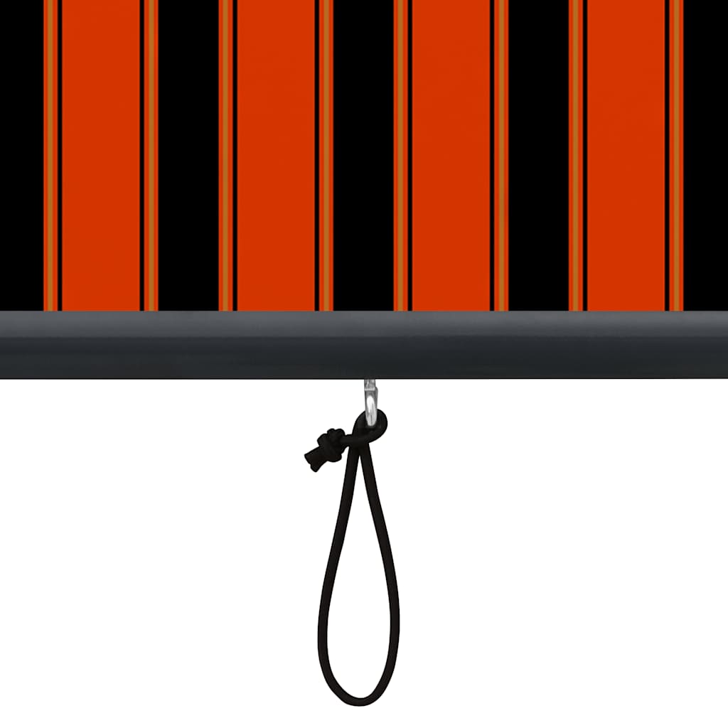 Outdoor Roller Blind 60x250 cm Orange and Brown