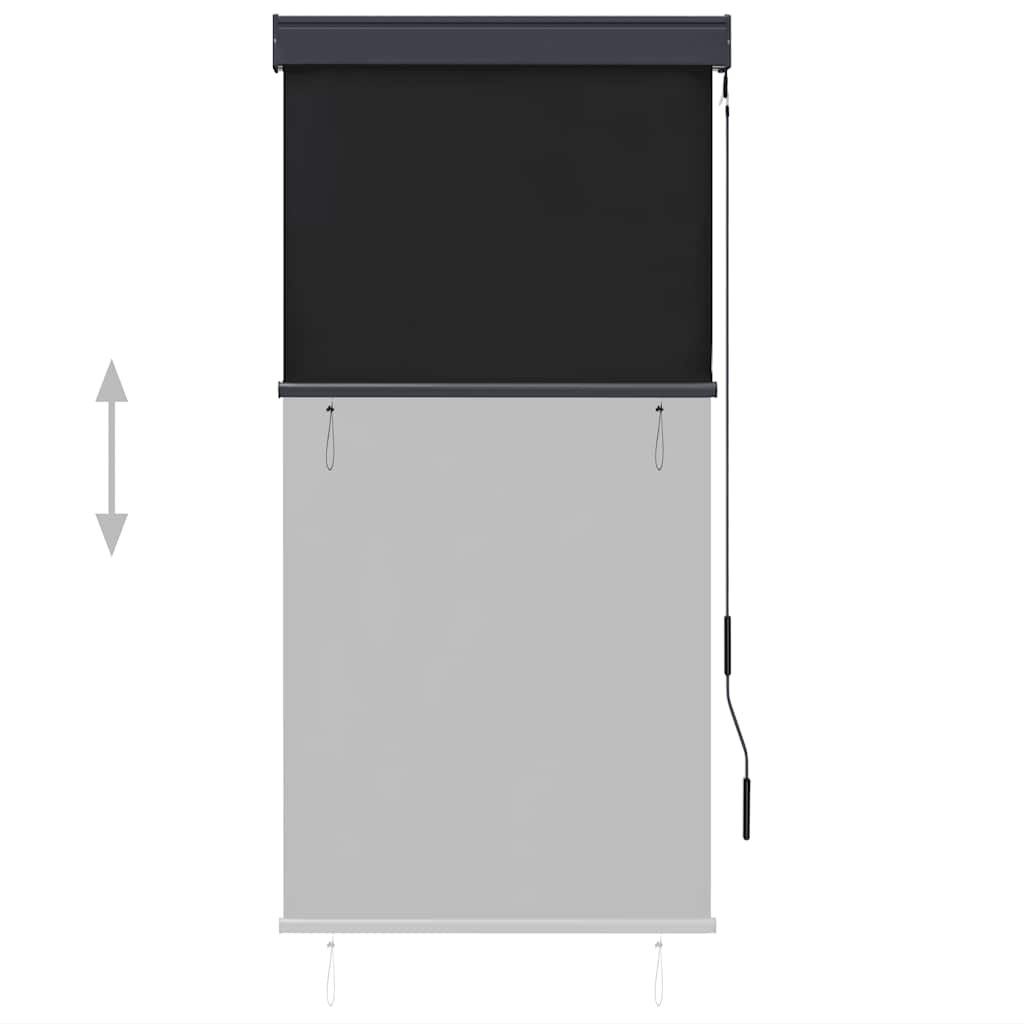 Outdoor Roller Blind | Anthracite | Polyester with PA coating