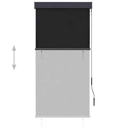 Outdoor Roller Blind | Anthracite | Polyester with PA coating