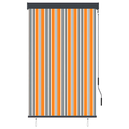 Outdoor Roller Blind 100x250 cm Yellow and Blue