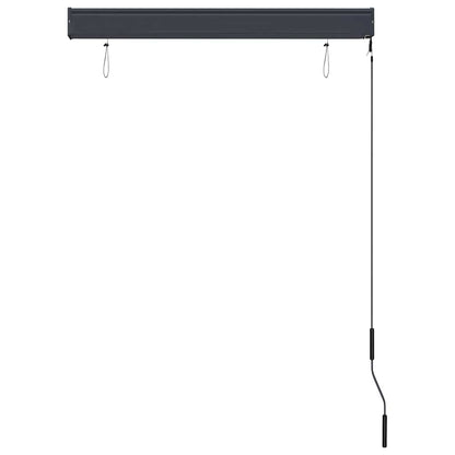 Outdoor Roller Blind 100x250 cm White and Orange