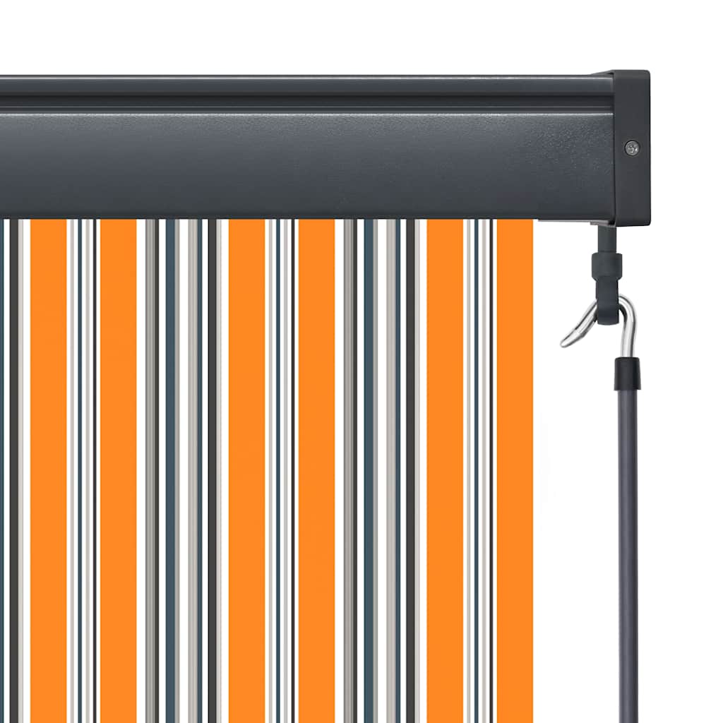 Outdoor Roller Blind 140x250 cm Yellow and Blue