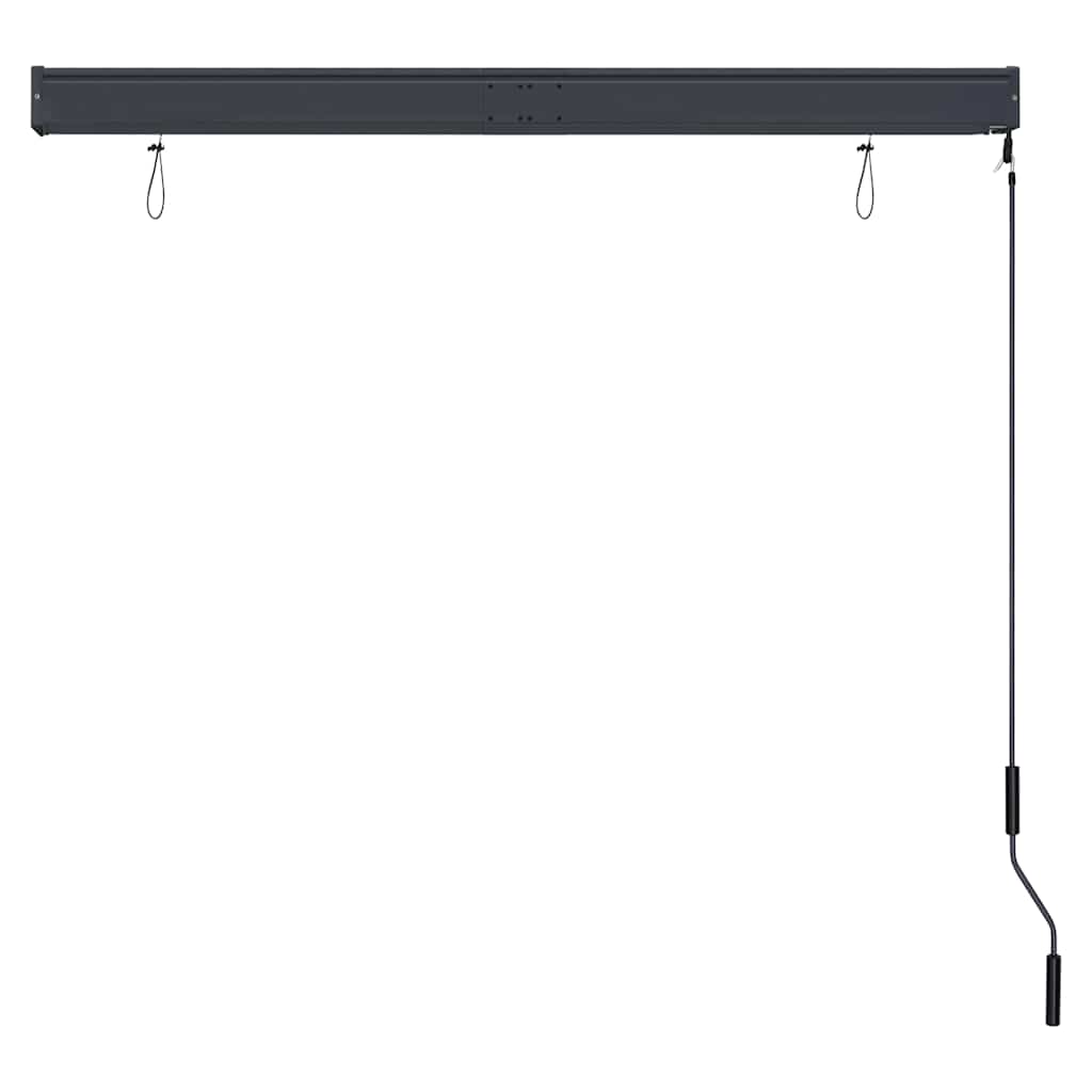 Outdoor Roller Blind 140x250 cm White and Orange